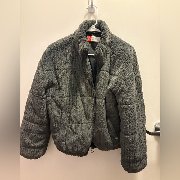 Puffy Gray Jacket - Picture 1 of 4